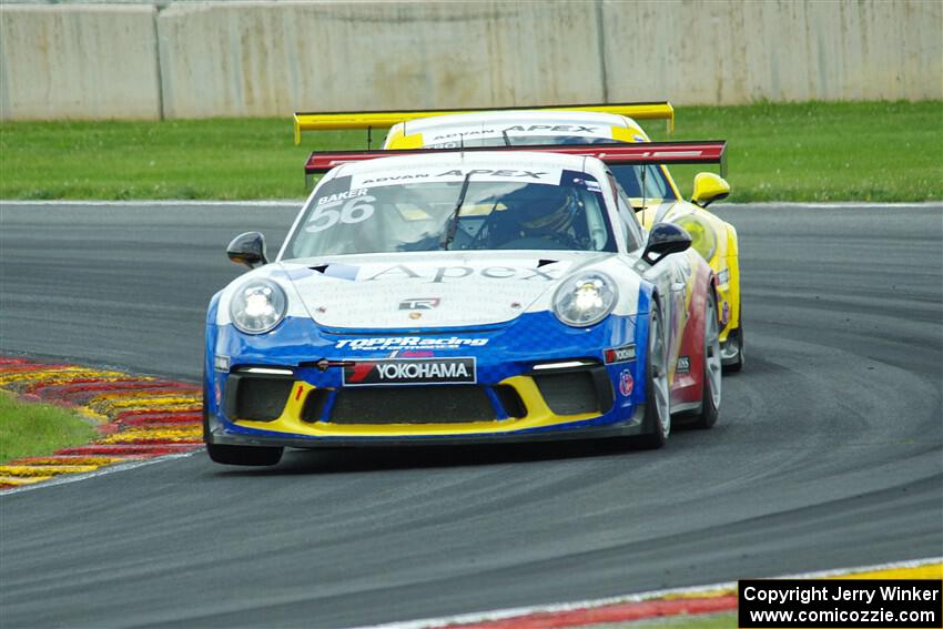David Baker's and Efrin Castro's Porsche GT3 Cups