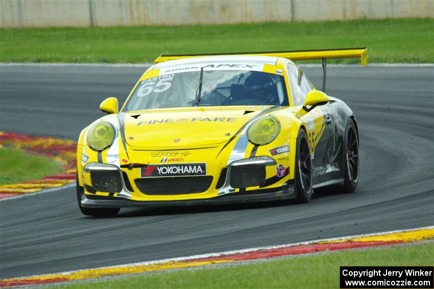Efrin Castro's Porsche GT3 Cup