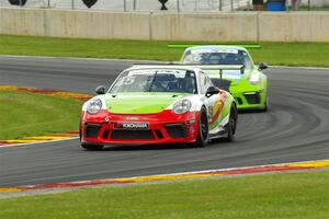Charlie Luck, IV's and Michael Levitas' Porsche GT3 Cups