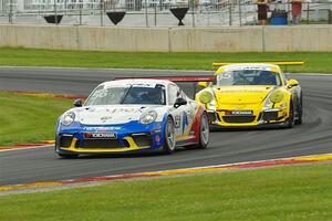David Baker's and Efrin Castro's Porsche GT3 Cups