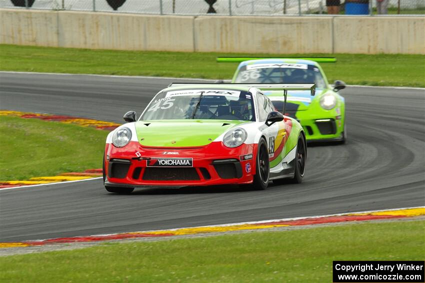 Charlie Luck, IV's and Michael Levitas' Porsche GT3 Cups