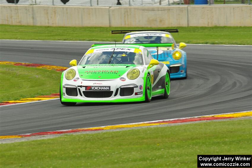 Curt Swearingin's and Kurt Fazekas' Porsche GT3 Cups