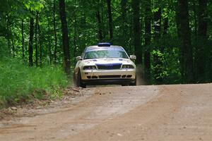 Tim Michel / Alex Ferencz Audi A4 Quattro on SS1, Camp 3 North.