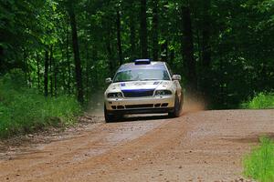 Tim Michel / Alex Ferencz Audi A4 Quattro on SS1, Camp 3 North.