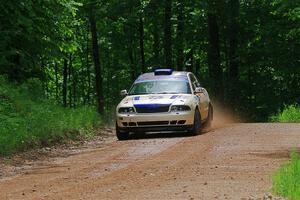 Tim Michel / Alex Ferencz Audi A4 Quattro on SS1, Camp 3 North.