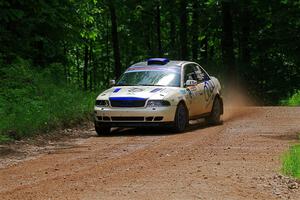 Tim Michel / Alex Ferencz Audi A4 Quattro on SS1, Camp 3 North.