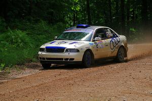 Tim Michel / Alex Ferencz Audi A4 Quattro on SS1, Camp 3 North.