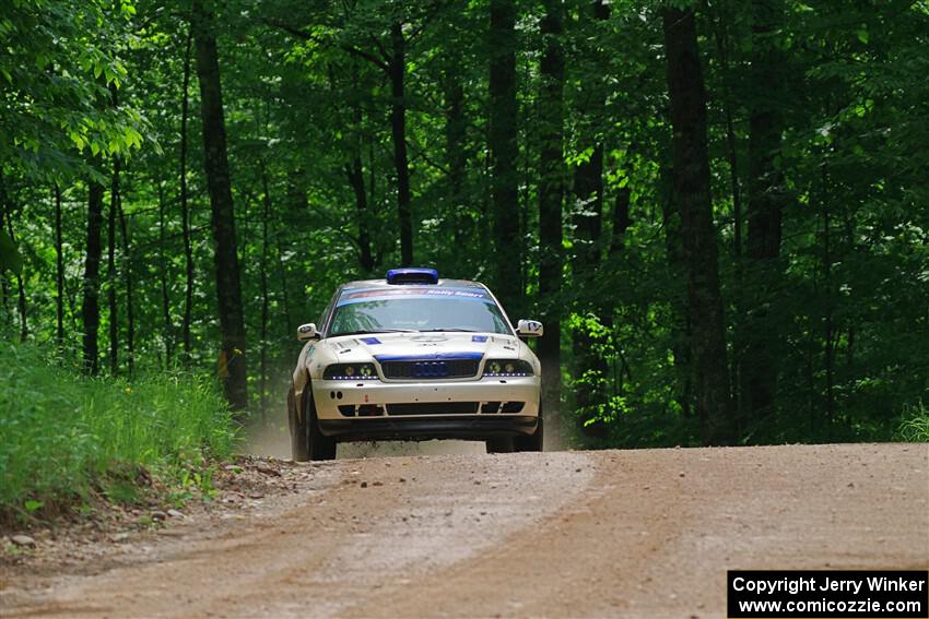 Tim Michel / Alex Ferencz Audi A4 Quattro on SS1, Camp 3 North.