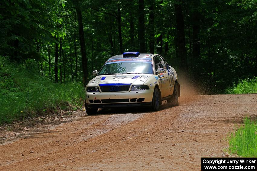 Tim Michel / Alex Ferencz Audi A4 Quattro on SS1, Camp 3 North.