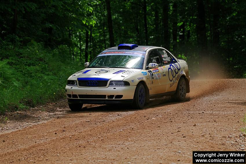 Tim Michel / Alex Ferencz Audi A4 Quattro on SS1, Camp 3 North.