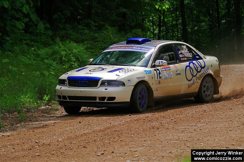 Tim Michel / Alex Ferencz Audi A4 Quattro on SS1, Camp 3 North.