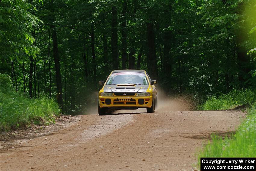 Steve Gingras / Joe Boburka Subaru Impreza on SS1, Camp 3 North.