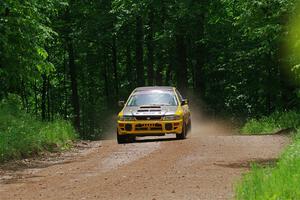 Steve Gingras / Joe Boburka Subaru Impreza on SS1, Camp 3 North.