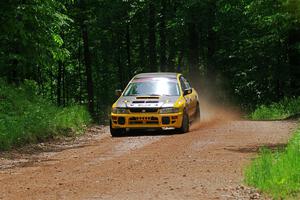 Steve Gingras / Joe Boburka Subaru Impreza on SS1, Camp 3 North.