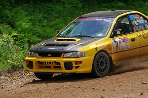 Steve Gingras / Joe Boburka Subaru Impreza on SS1, Camp 3 North.