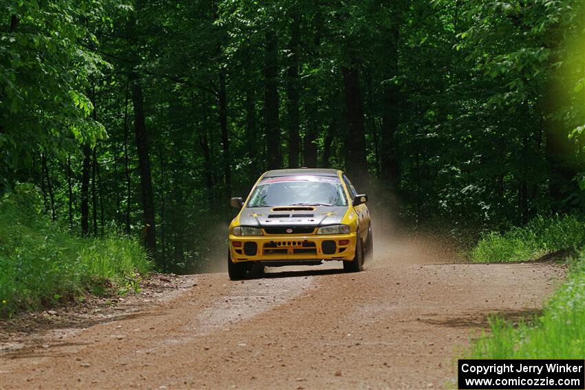 Steve Gingras / Joe Boburka Subaru Impreza on SS1, Camp 3 North.
