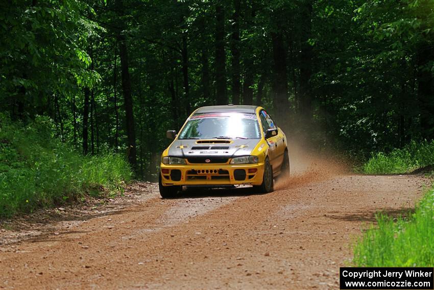 Steve Gingras / Joe Boburka Subaru Impreza on SS1, Camp 3 North.