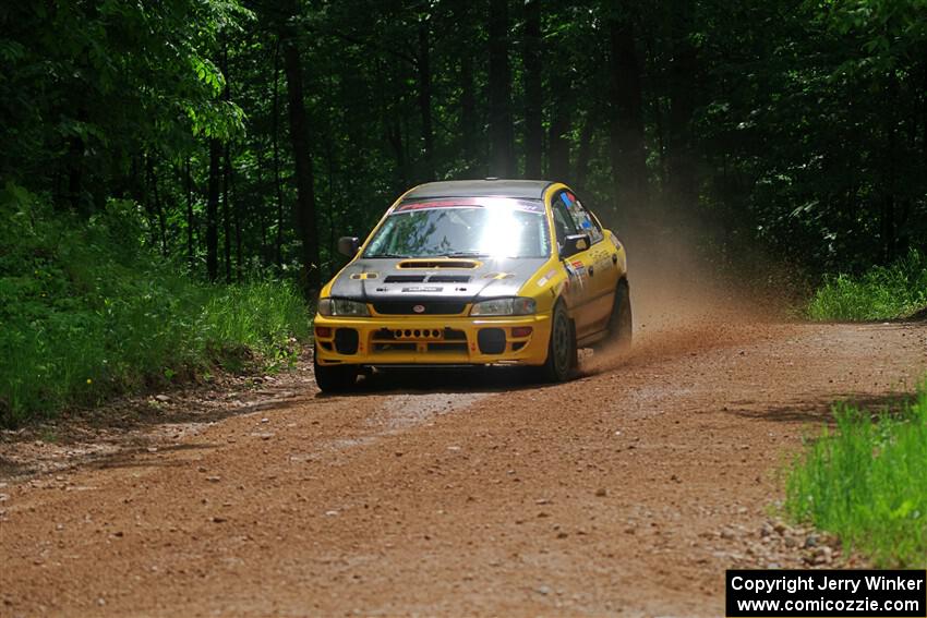 Steve Gingras / Joe Boburka Subaru Impreza on SS1, Camp 3 North.