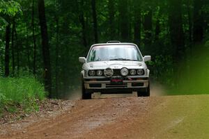 Shanti Witt / Keegan Helwig BMW 325is on SS1, Camp 3 North.