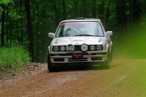 Shanti Witt / Keegan Helwig BMW 325is on SS1, Camp 3 North.