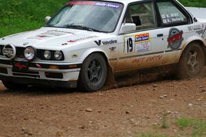 Shanti Witt / Keegan Helwig BMW 325is on SS1, Camp 3 North.