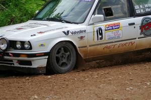 Shanti Witt / Keegan Helwig BMW 325is on SS1, Camp 3 North.