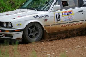 Shanti Witt / Keegan Helwig BMW 325is on SS1, Camp 3 North.