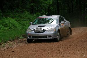 Derek Denti / Josh Remmetter Acura RSX on SS1, Camp 3 North.