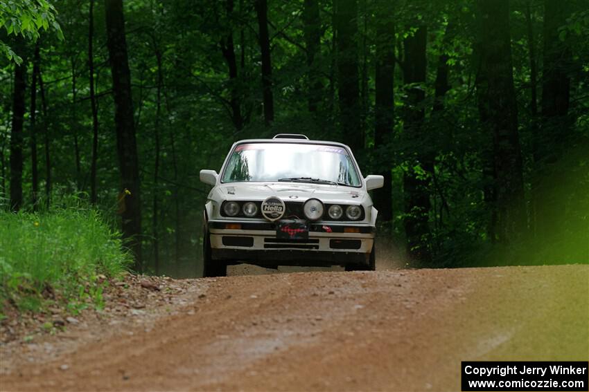 Shanti Witt / Keegan Helwig BMW 325is on SS1, Camp 3 North.