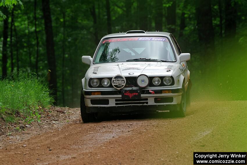 Shanti Witt / Keegan Helwig BMW 325is on SS1, Camp 3 North.