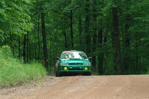 Jordan Locher / Cray Dumeah Subaru Impreza 2.5RS on SS1, Camp 3 North.