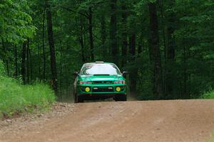 Jordan Locher / Cray Dumeah Subaru Impreza 2.5RS on SS1, Camp 3 North.