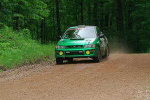 Jordan Locher / Cray Dumeah Subaru Impreza 2.5RS on SS1, Camp 3 North.