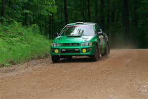 Jordan Locher / Cray Dumeah Subaru Impreza 2.5RS on SS1, Camp 3 North.