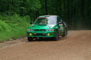 Jordan Locher / Cray Dumeah Subaru Impreza 2.5RS on SS1, Camp 3 North.