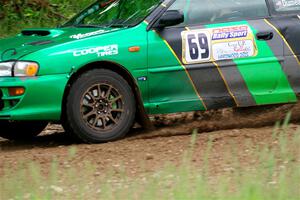Jordan Locher / Cray Dumeah Subaru Impreza 2.5RS on SS1, Camp 3 North.