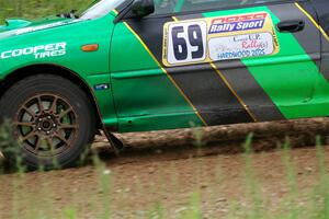 Jordan Locher / Cray Dumeah Subaru Impreza 2.5RS on SS1, Camp 3 North.
