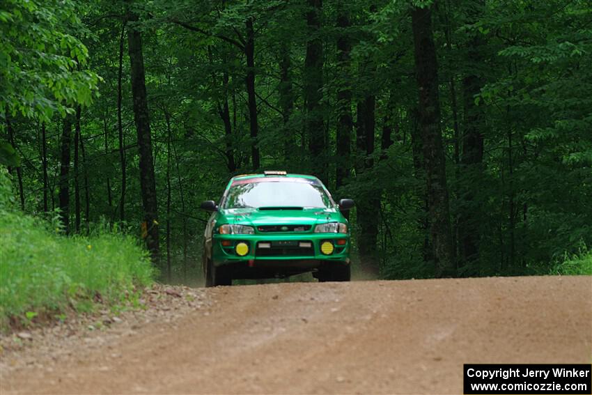 Jordan Locher / Cray Dumeah Subaru Impreza 2.5RS on SS1, Camp 3 North.