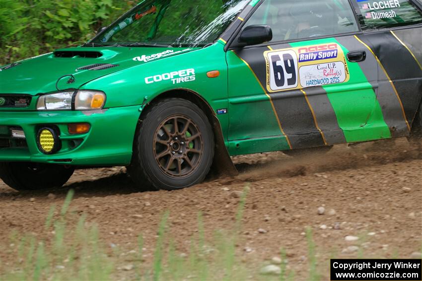 Jordan Locher / Cray Dumeah Subaru Impreza 2.5RS on SS1, Camp 3 North.