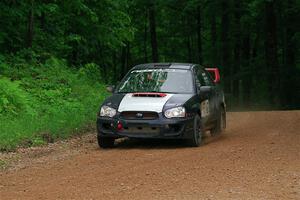 Mike Ryan's Subaru Impreza 2.5RS on SS1, Camp 3 North.