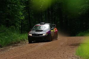 Colin Gleason / Ian Nelson Subaru Impreza 2.5RS on SS1, Camp 3 North.