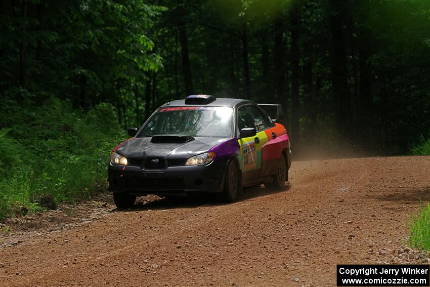 Colin Gleason / Ian Nelson Subaru Impreza 2.5RS on SS1, Camp 3 North.