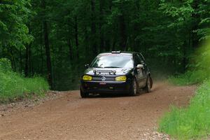 Chase Blakely / Mike Callaway VW GTI on SS1, Camp 3 North.