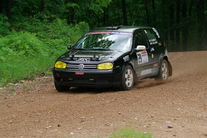Chase Blakely / Mike Callaway VW GTI on SS1, Camp 3 North.