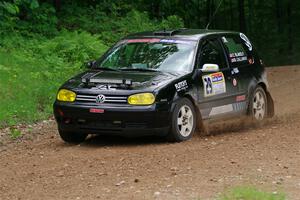 Chase Blakely / Mike Callaway VW GTI on SS1, Camp 3 North.