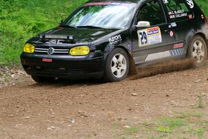 Chase Blakely / Mike Callaway VW GTI on SS1, Camp 3 North.