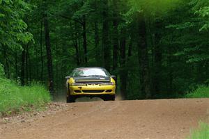 Eli Goethel / Max Sutton Mitsubishi Eclipse on SS1, Camp 3 North.