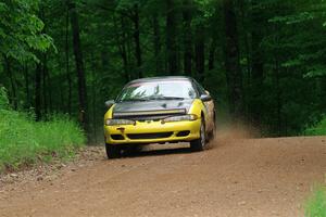 Eli Goethel / Max Sutton Mitsubishi Eclipse on SS1, Camp 3 North.