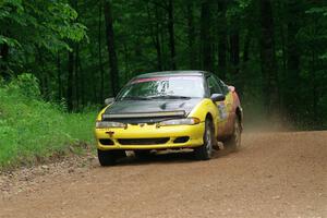 Eli Goethel / Max Sutton Mitsubishi Eclipse on SS1, Camp 3 North.