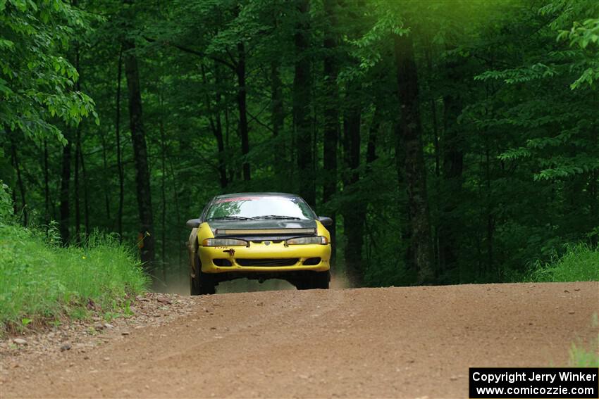 Eli Goethel / Max Sutton Mitsubishi Eclipse on SS1, Camp 3 North.